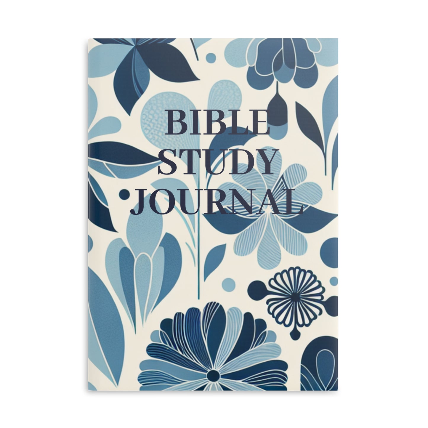 Bible Study Journal - Floral - Hardcover Notebook with Puffy Covers