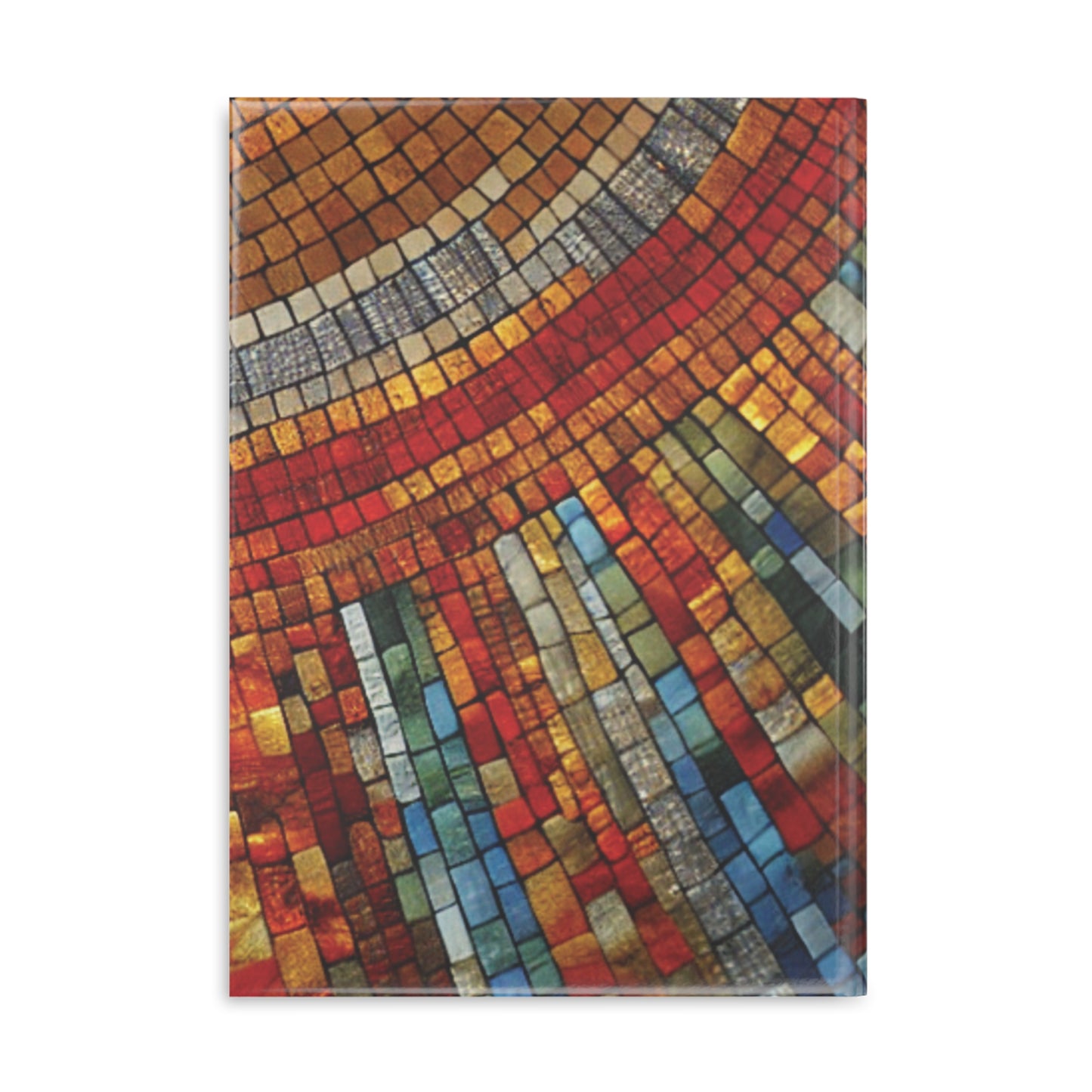 Bible Study Journal - Hand Mosaic - Hardcover Notebook with Puffy Covers