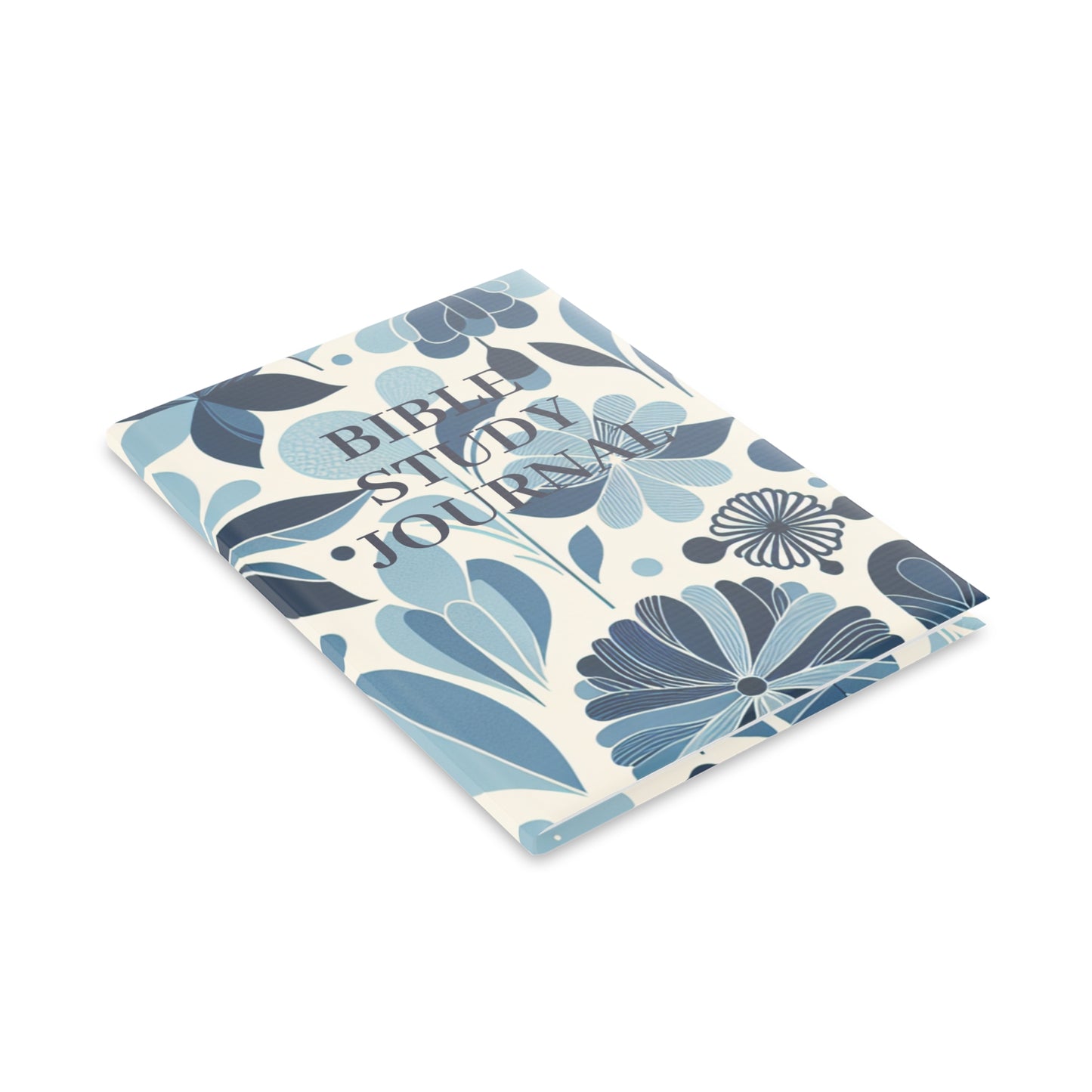 Bible Study Journal - Floral - Hardcover Notebook with Puffy Covers