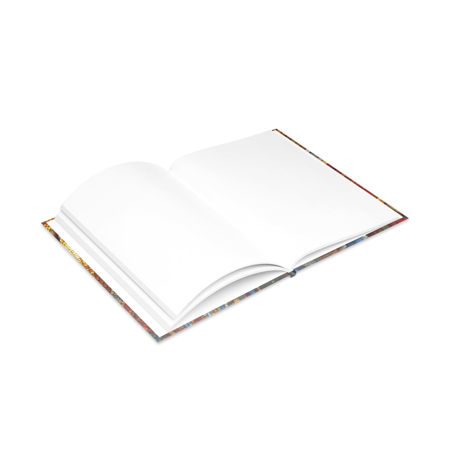Bible Study Journal - Hand Mosaic - Hardcover Notebook with Puffy Covers