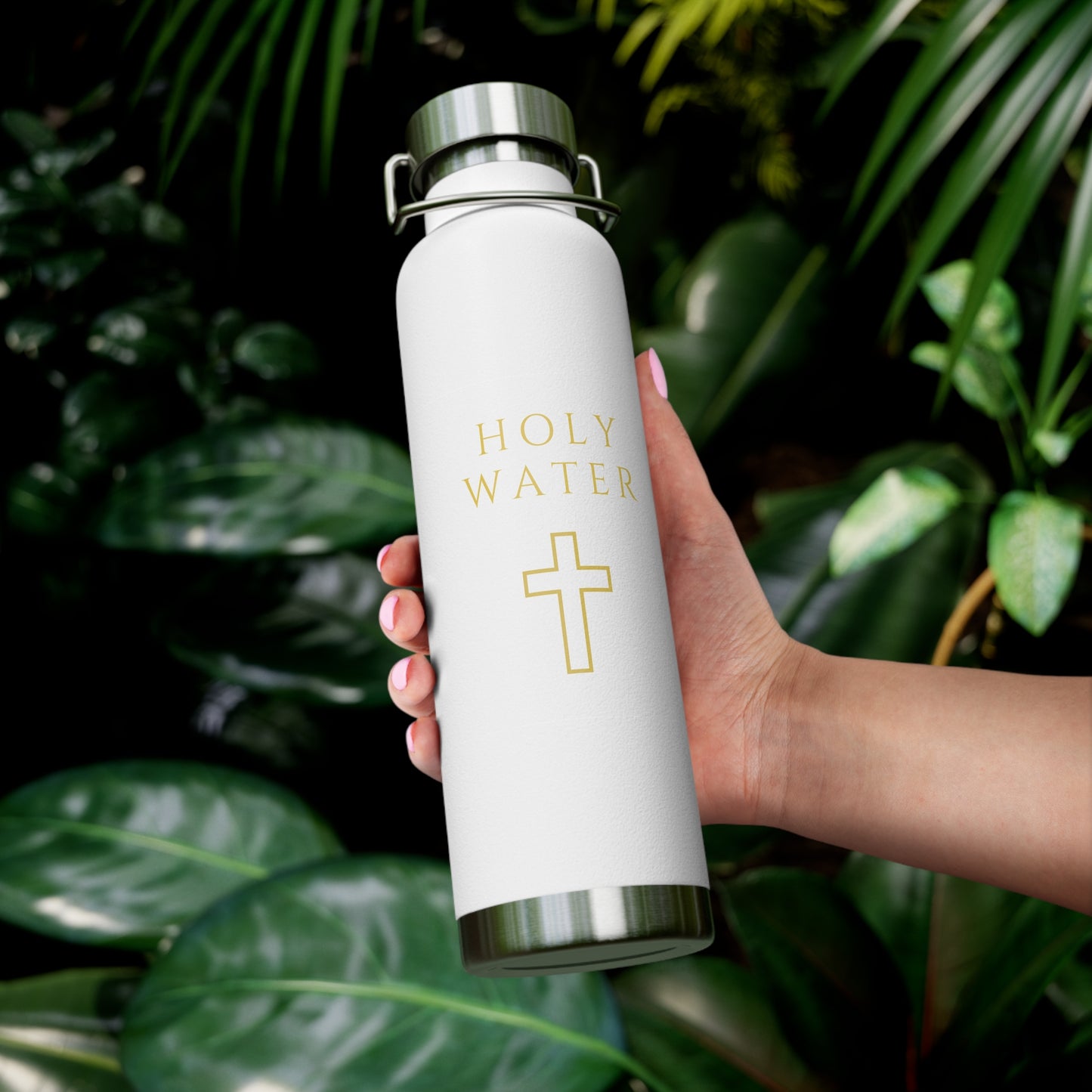 Holy Water Container - Copper Vacuum Insulated Bottle, 22oz