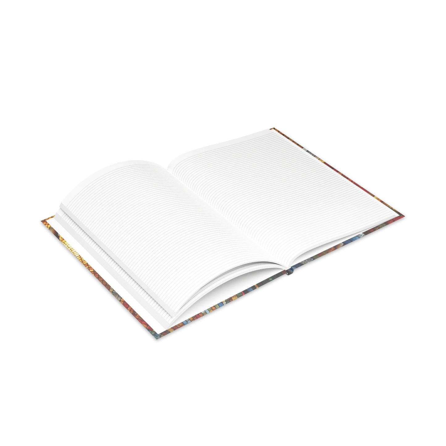 Bible Study Journal - Hand Mosaic - Hardcover Notebook with Puffy Covers