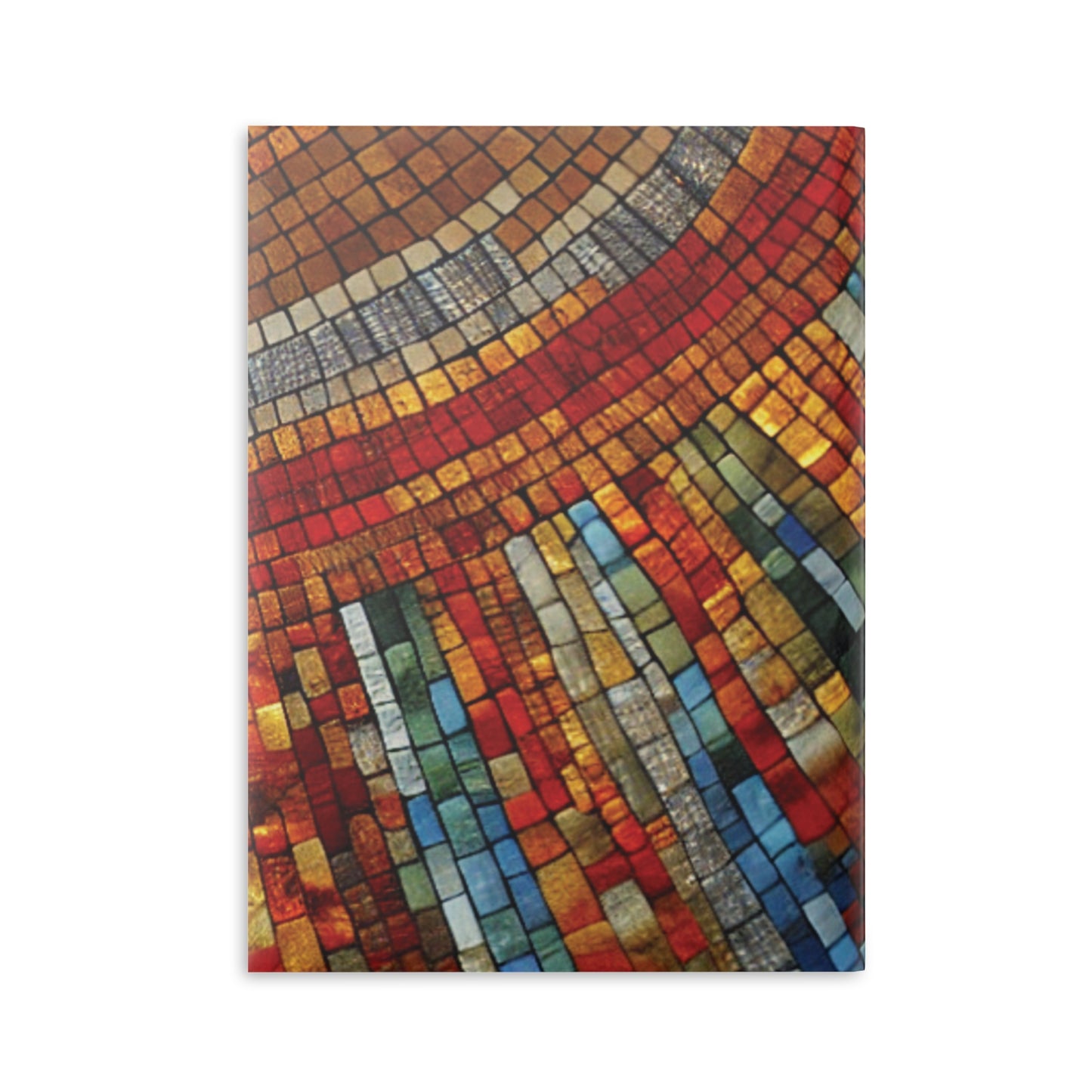 Bible Study Journal - Hand Mosaic - Hardcover Notebook with Puffy Covers