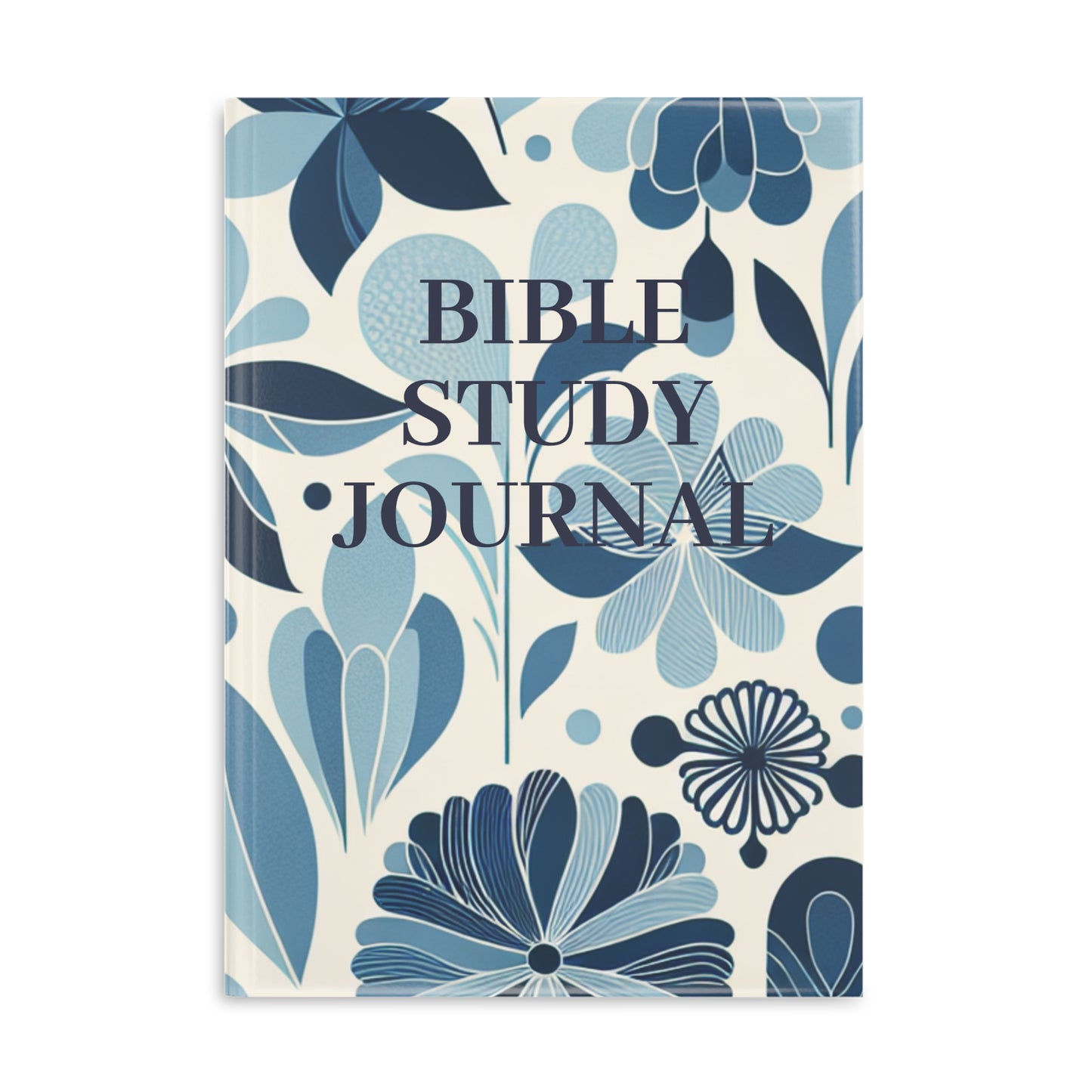 Bible Study Journal - Floral - Hardcover Notebook with Puffy Covers