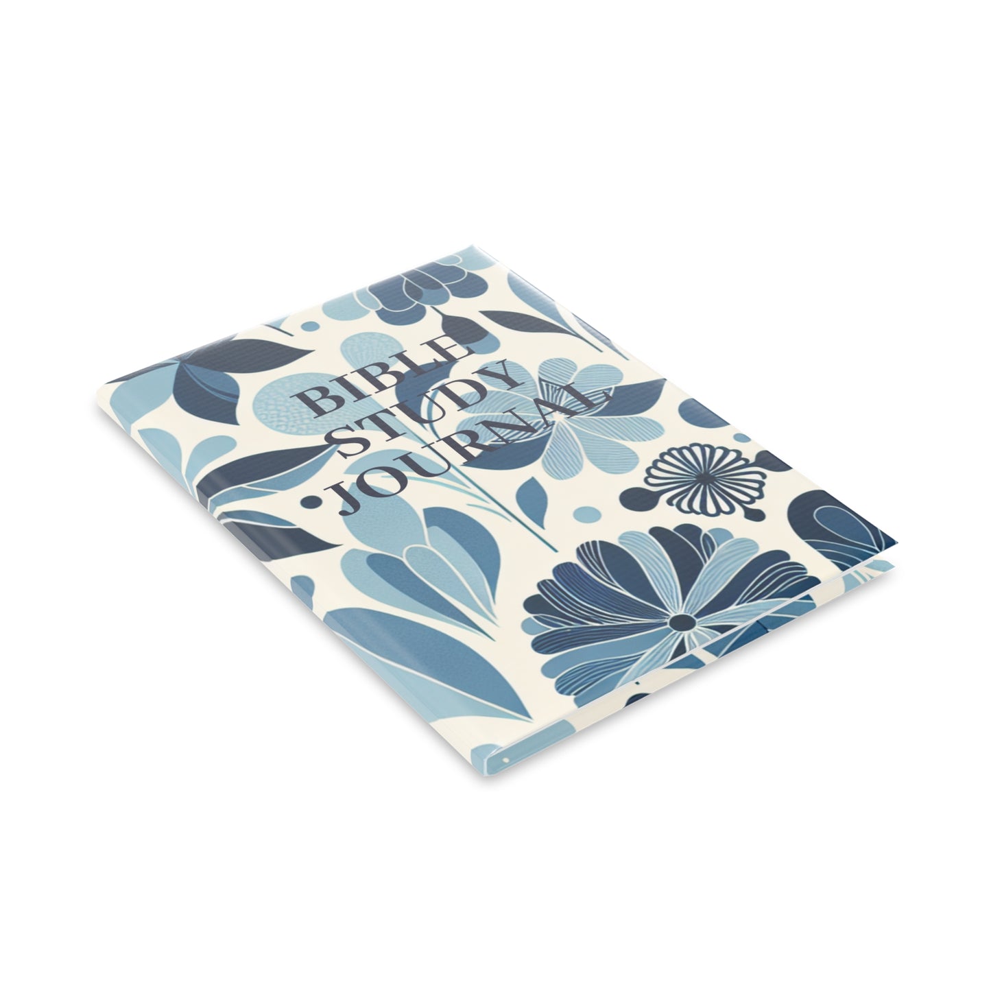 Bible Study Journal - Floral - Hardcover Notebook with Puffy Covers