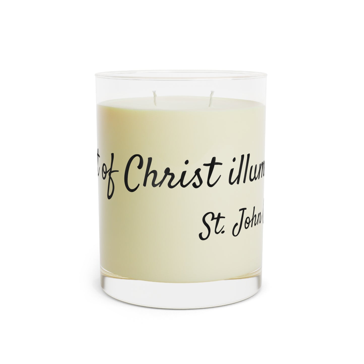 The Light of Christ Illuminates All - St. John Chrysostom - Scented Candle - Full Glass, 11oz
