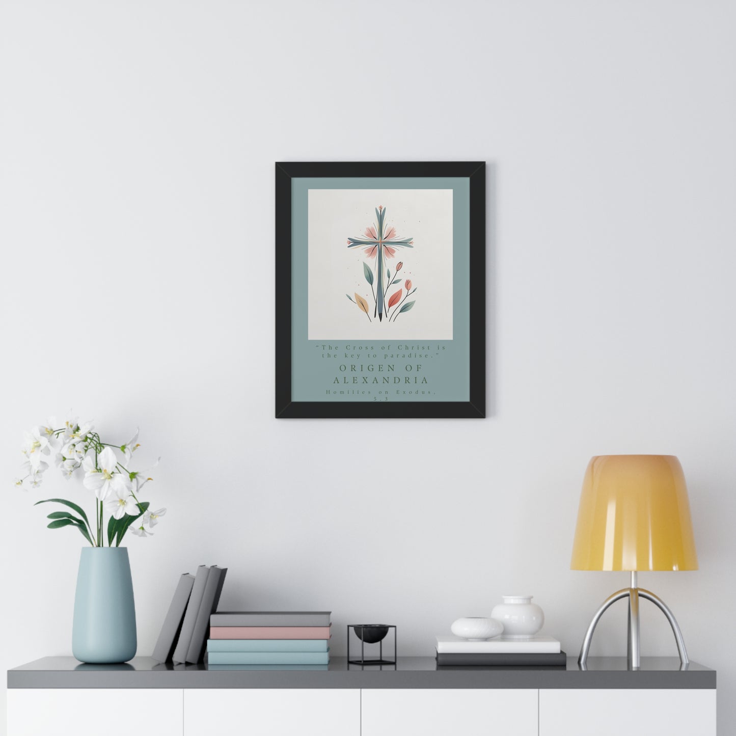 Origen of Alexandria Framed Vertical Poster