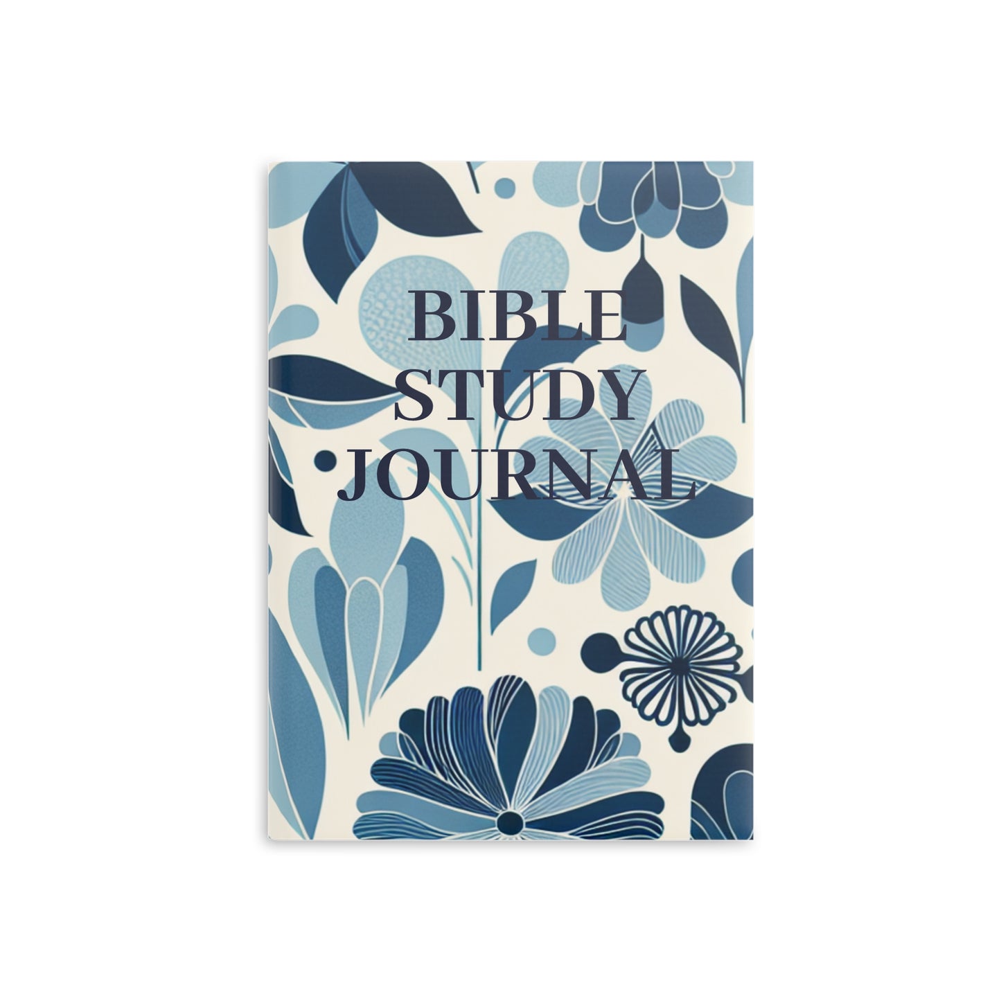 Bible Study Journal - Floral - Hardcover Notebook with Puffy Covers