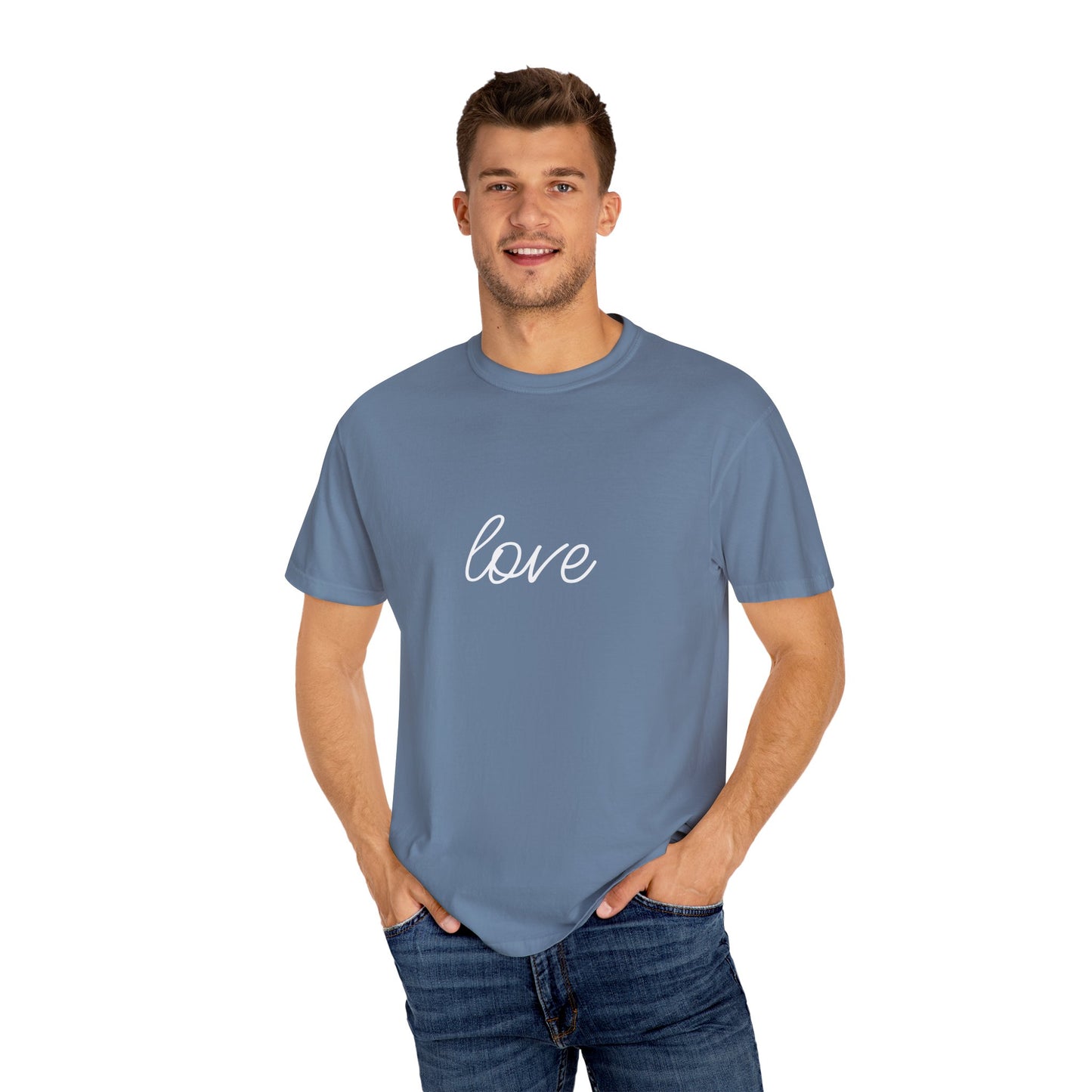 Love - Unisex Garment-Dyed T-shirt