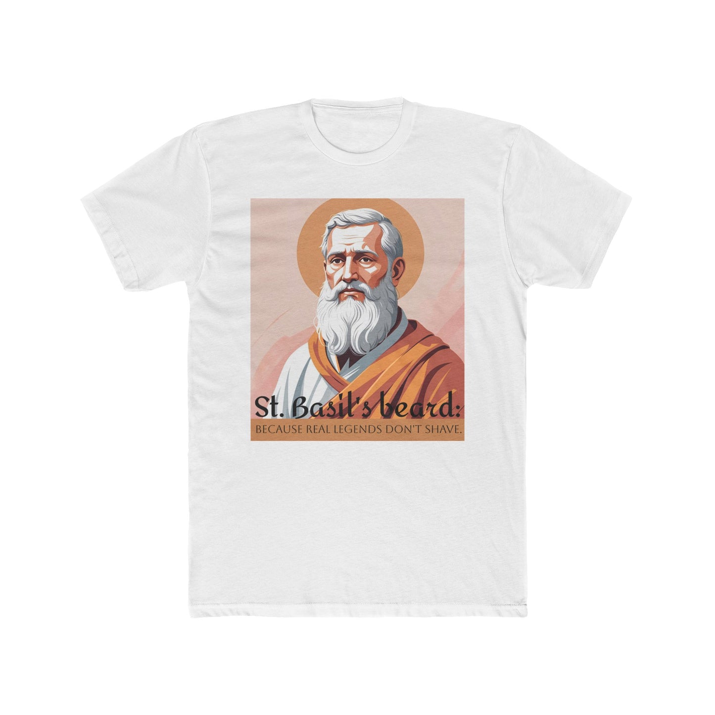 St. Basil Beard T-Shirt — "Because Real Legends Don’t Shave"