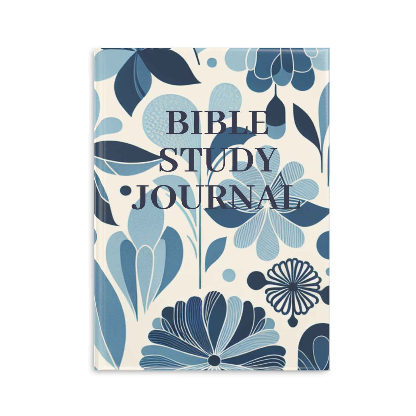 Bible Study Journal - Floral - Hardcover Notebook with Puffy Covers