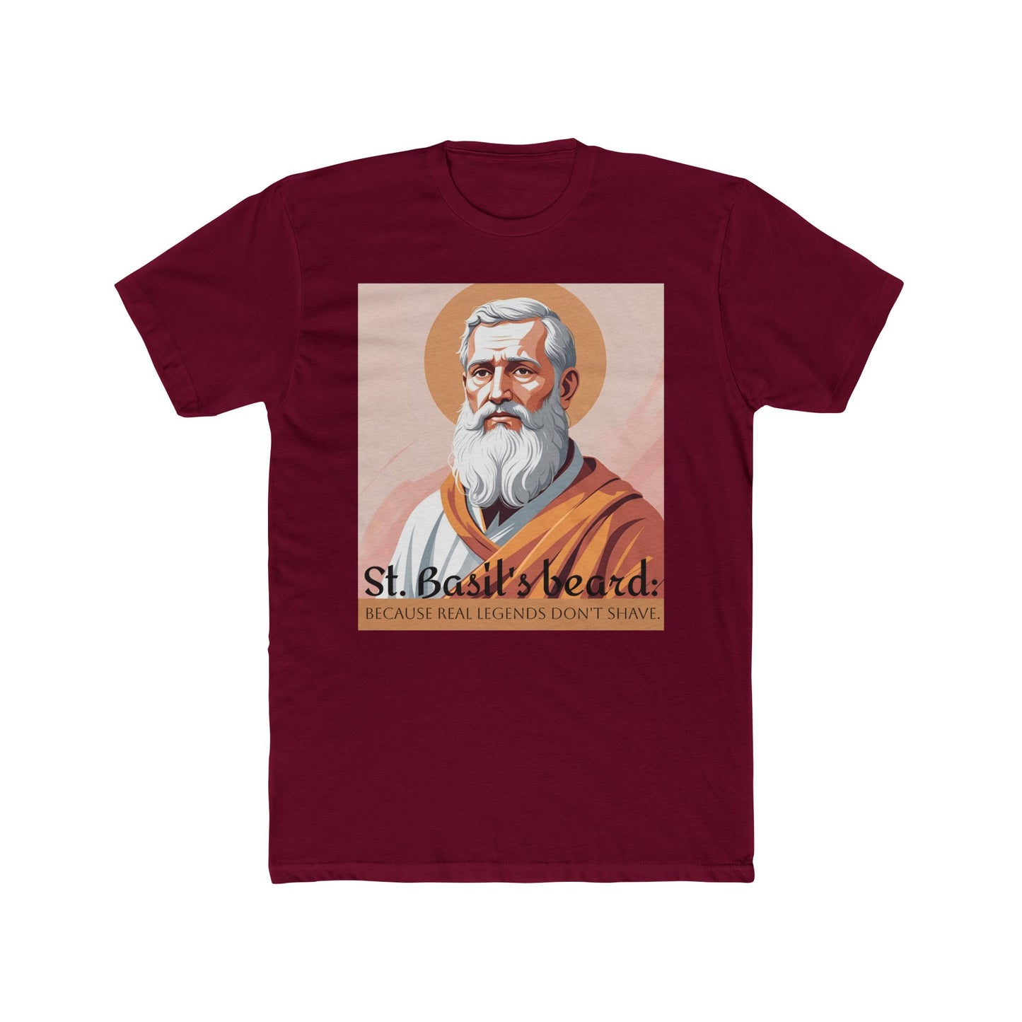 St. Basil Beard T-Shirt — "Because Real Legends Don’t Shave"