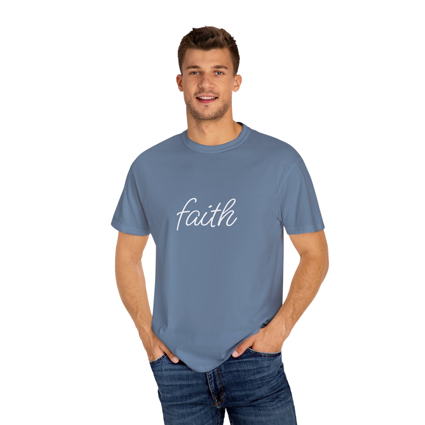 Faith - Unisex Garment-Dyed T-shirt