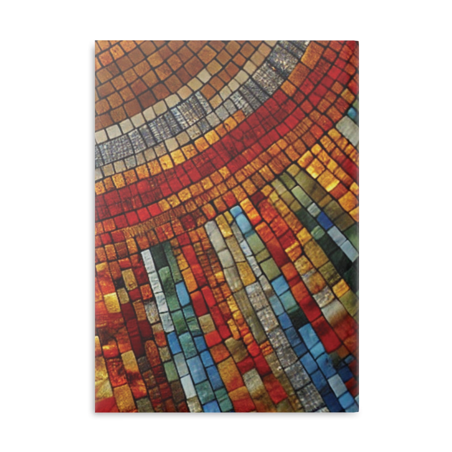 Bible Study Journal - Hand Mosaic - Hardcover Notebook with Puffy Covers