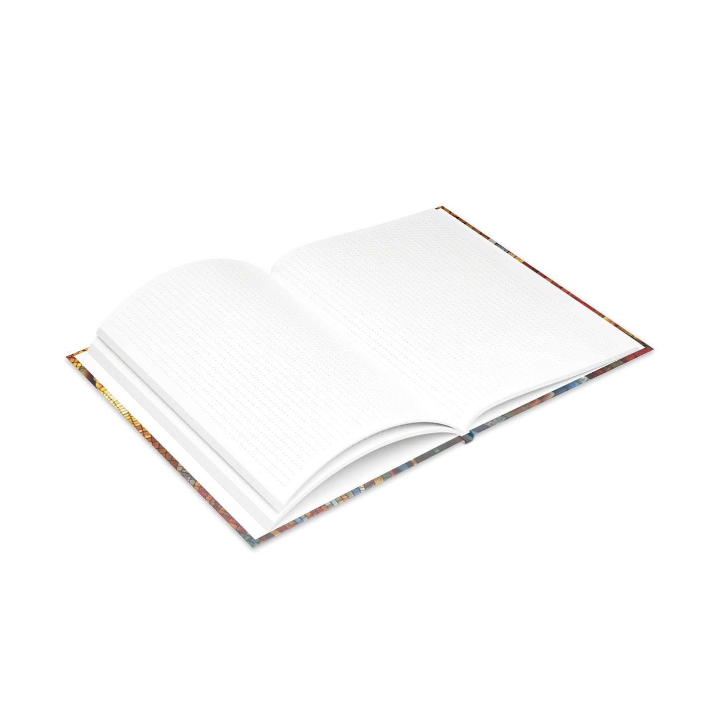 Bible Study Journal - Hand Mosaic - Hardcover Notebook with Puffy Covers