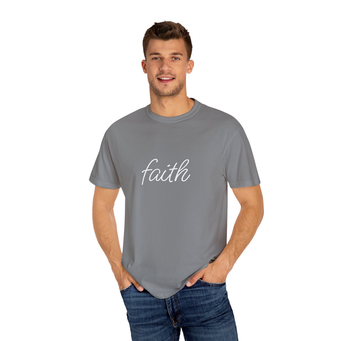 Faith - Unisex Garment-Dyed T-shirt