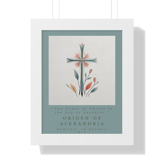 Origen of Alexandria Framed Vertical Poster