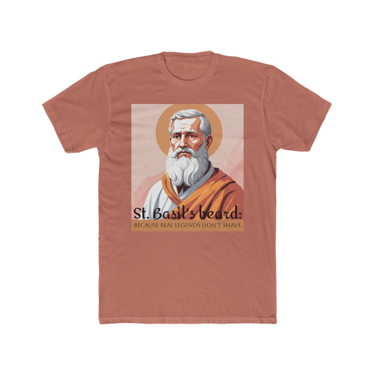 St. Basil Beard T-Shirt — "Because Real Legends Don’t Shave"