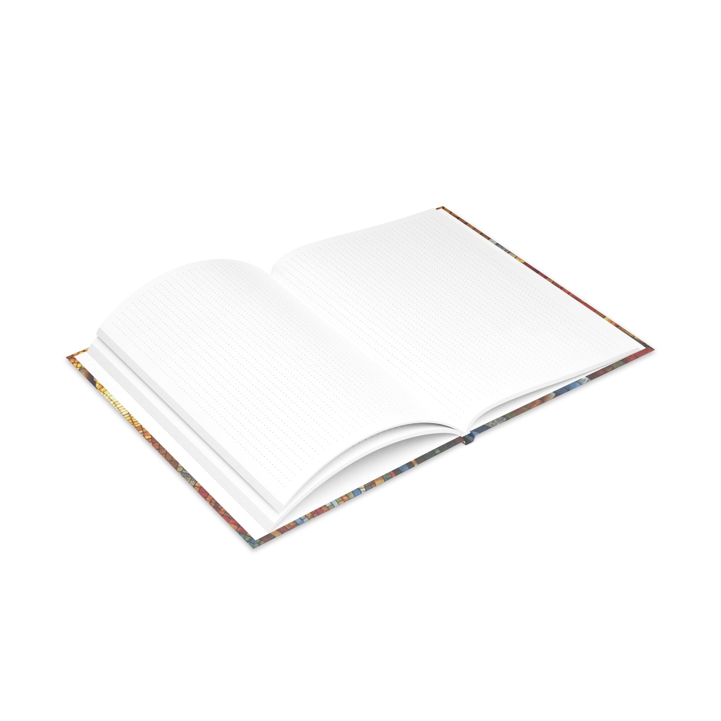 Bible Study Journal - Hand Mosaic - Hardcover Notebook with Puffy Covers
