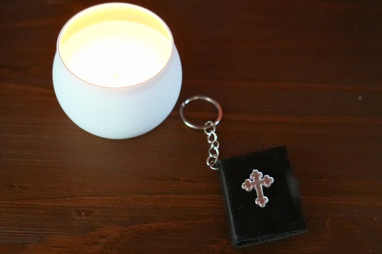 Mini Pocket Icon Keychain – Christ & Theotokos
