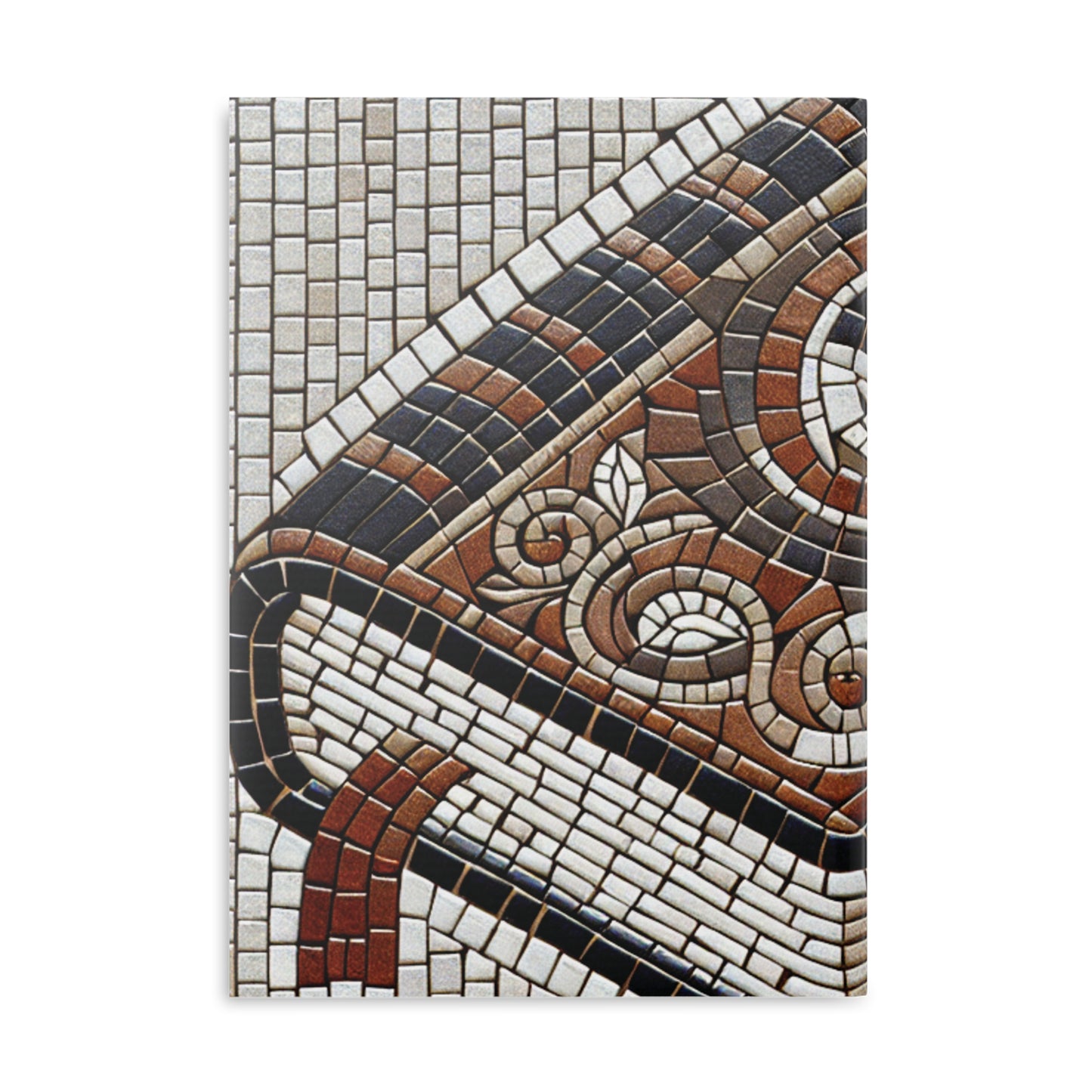 Bible Study Journal - Holy Scripture Mosaic - Hardcover Notebook with Puffy Covers