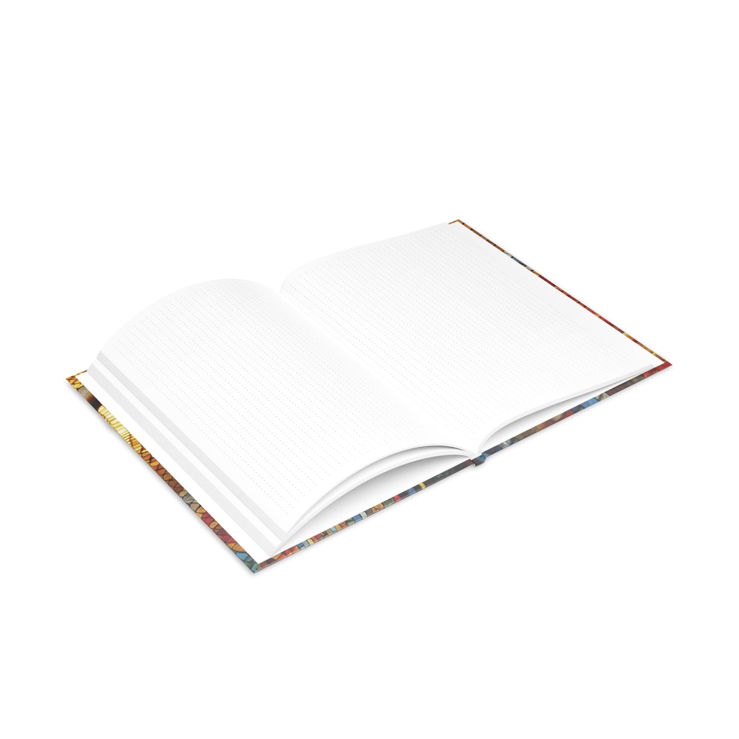 Bible Study Journal - Hand Mosaic - Hardcover Notebook with Puffy Covers