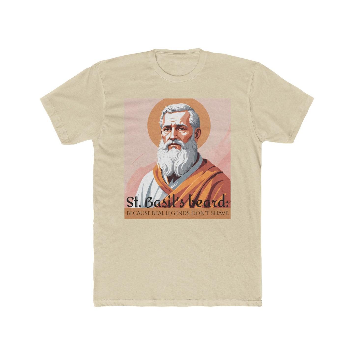 St. Basil Beard T-Shirt — "Because Real Legends Don’t Shave"