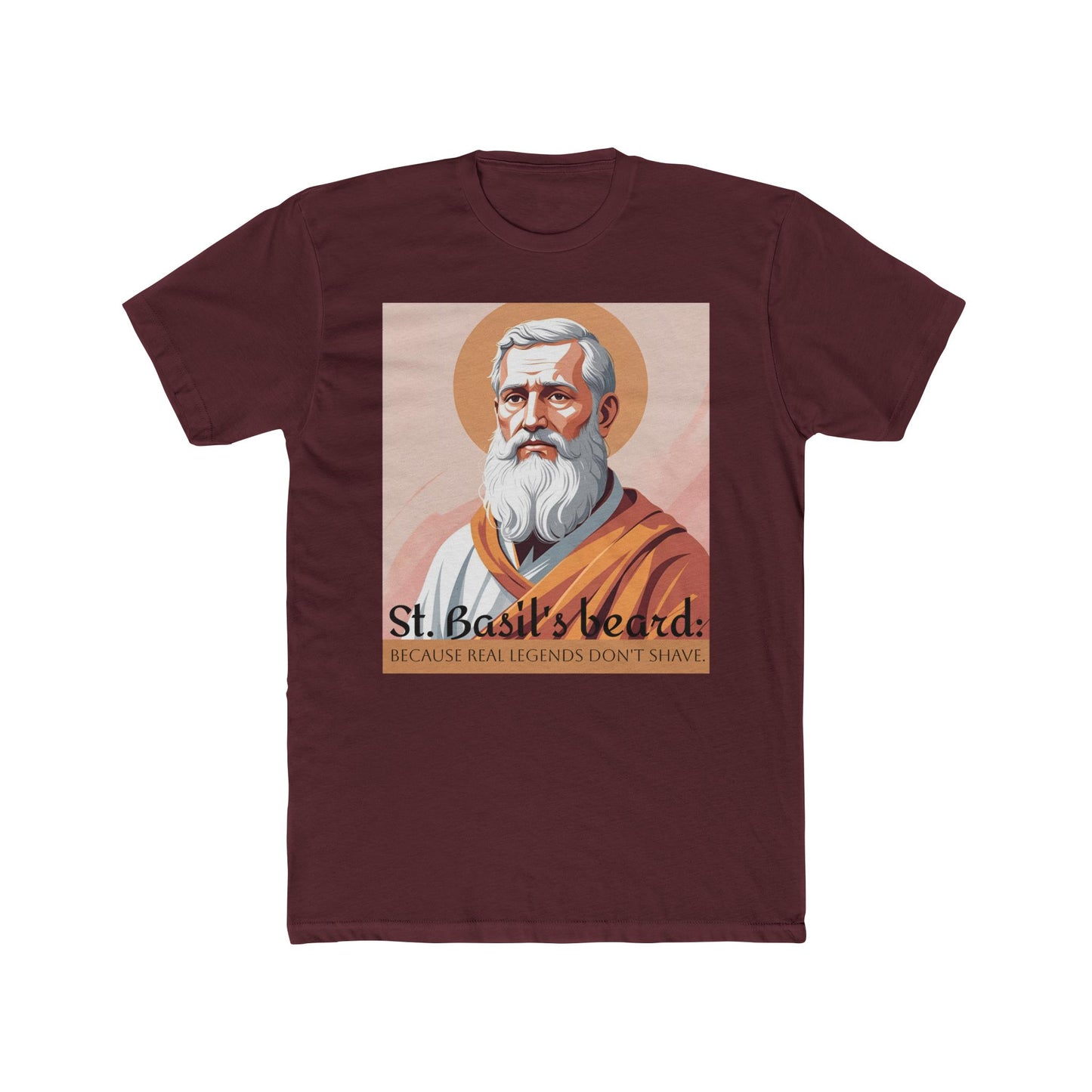 St. Basil Beard T-Shirt — "Because Real Legends Don’t Shave"