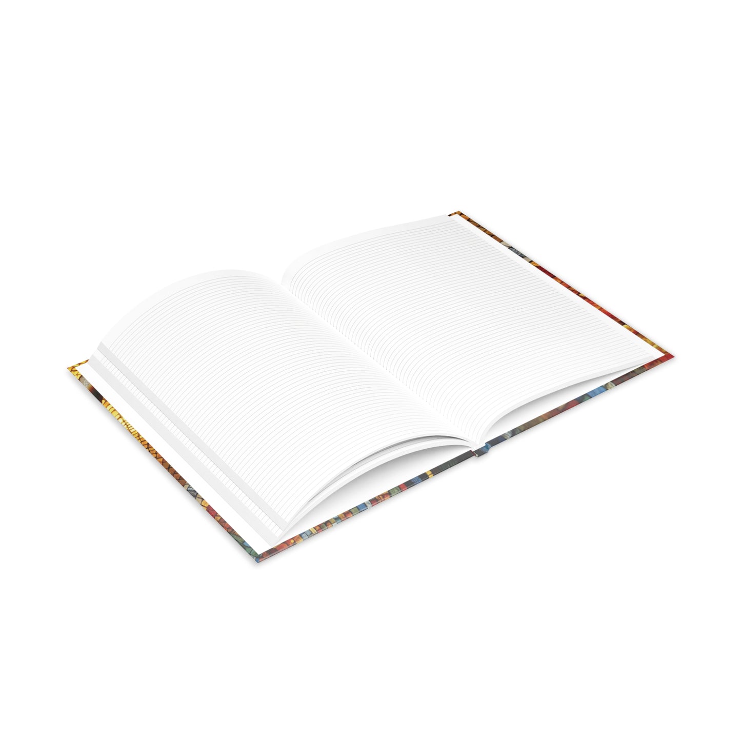 Bible Study Journal - Hand Mosaic - Hardcover Notebook with Puffy Covers